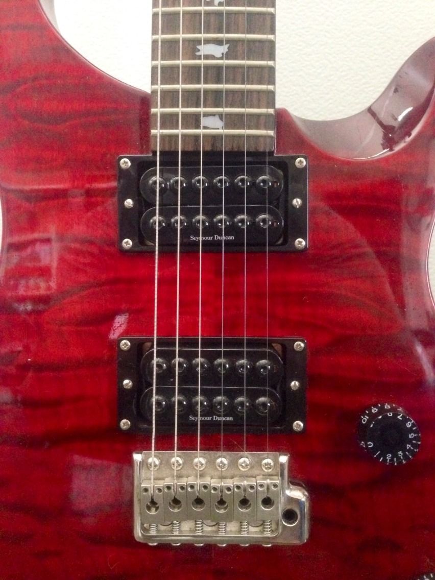 PRS 25th Anniversary, SD Invader pups, DiMarzio 500K push/pull pots, gig bag 400 The Gear Page